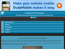 Tablet Screenshot of funkybeach.net